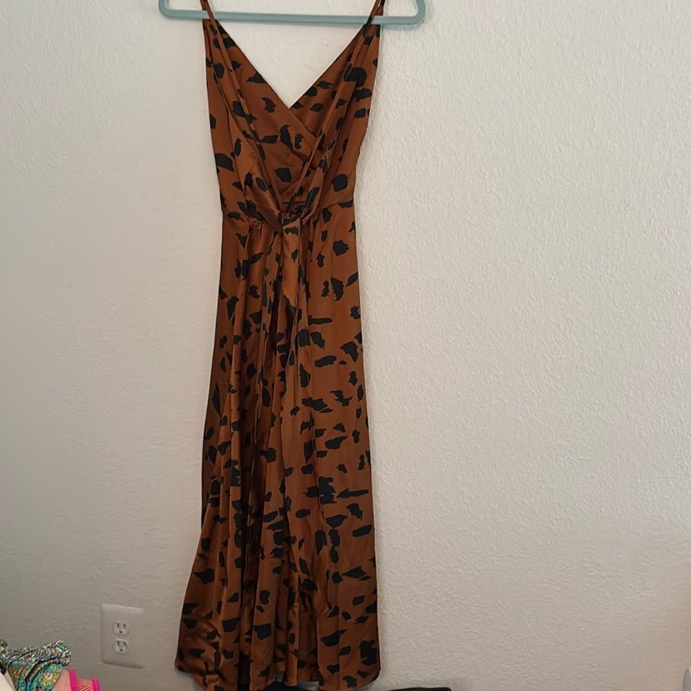 Souk + Sepia Leopard Print dress Size medium